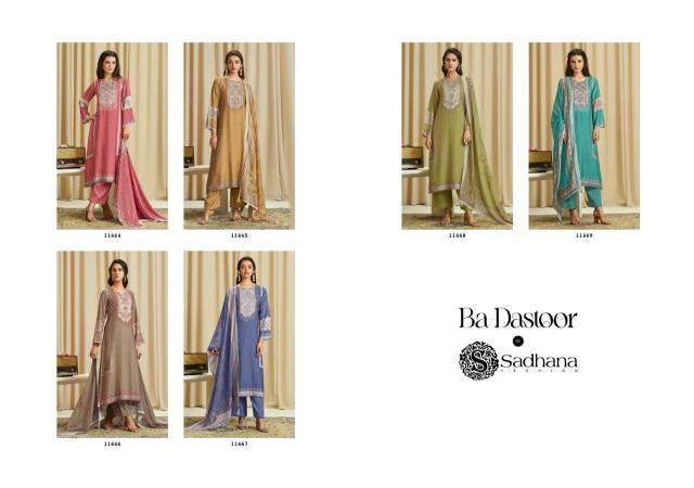 Sadhana ba - dastoor textile zone wholesale dress materials surat gujarat